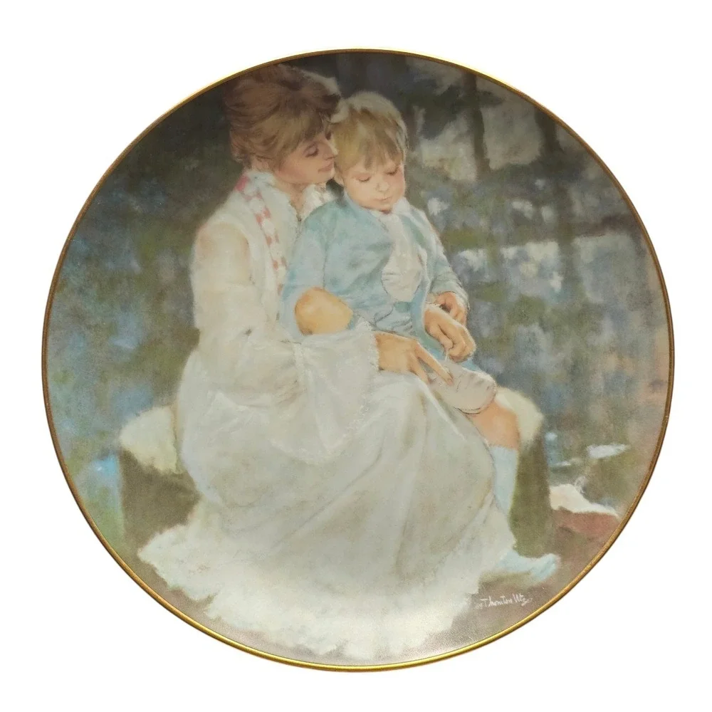 Mother's Helping Hand Limited Collector Plate by The Hamilton  Vinted 1984
